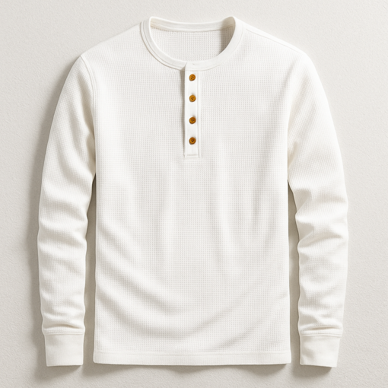 Hudson Henley Long Sleeve Shirt