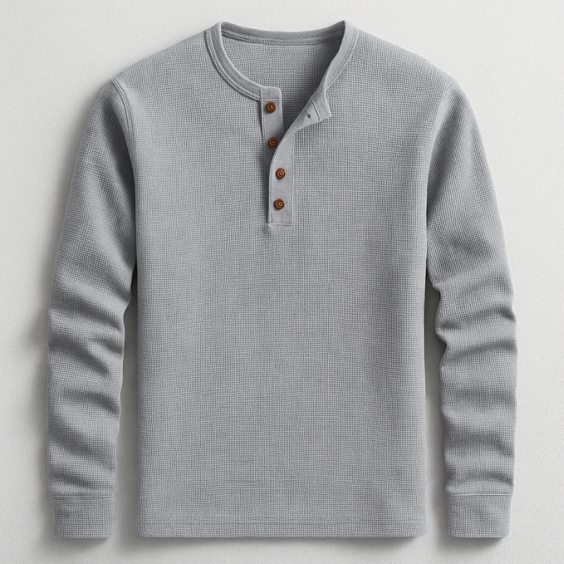 Hudson Henley Long Sleeve Shirt