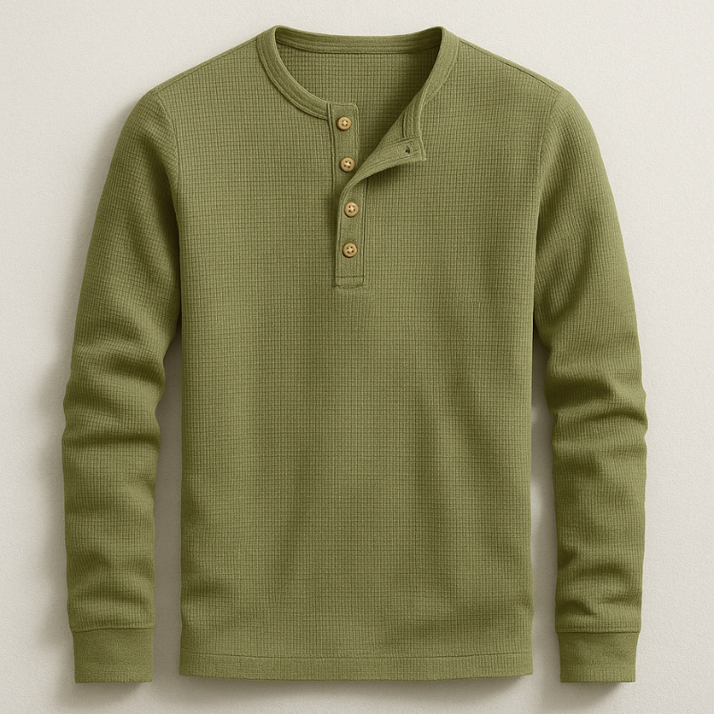 Hudson Henley Long Sleeve Shirt