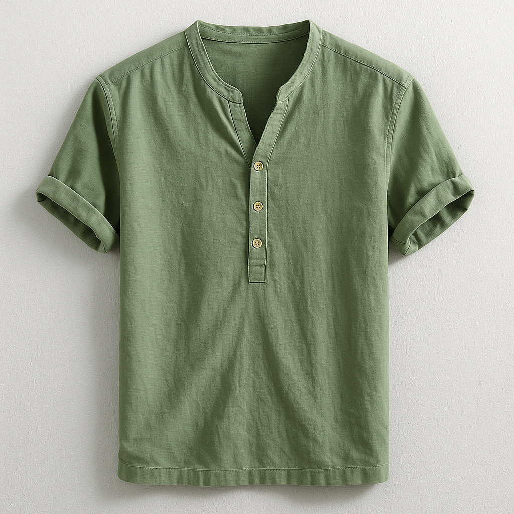 Hayden Linen Henley Shirt